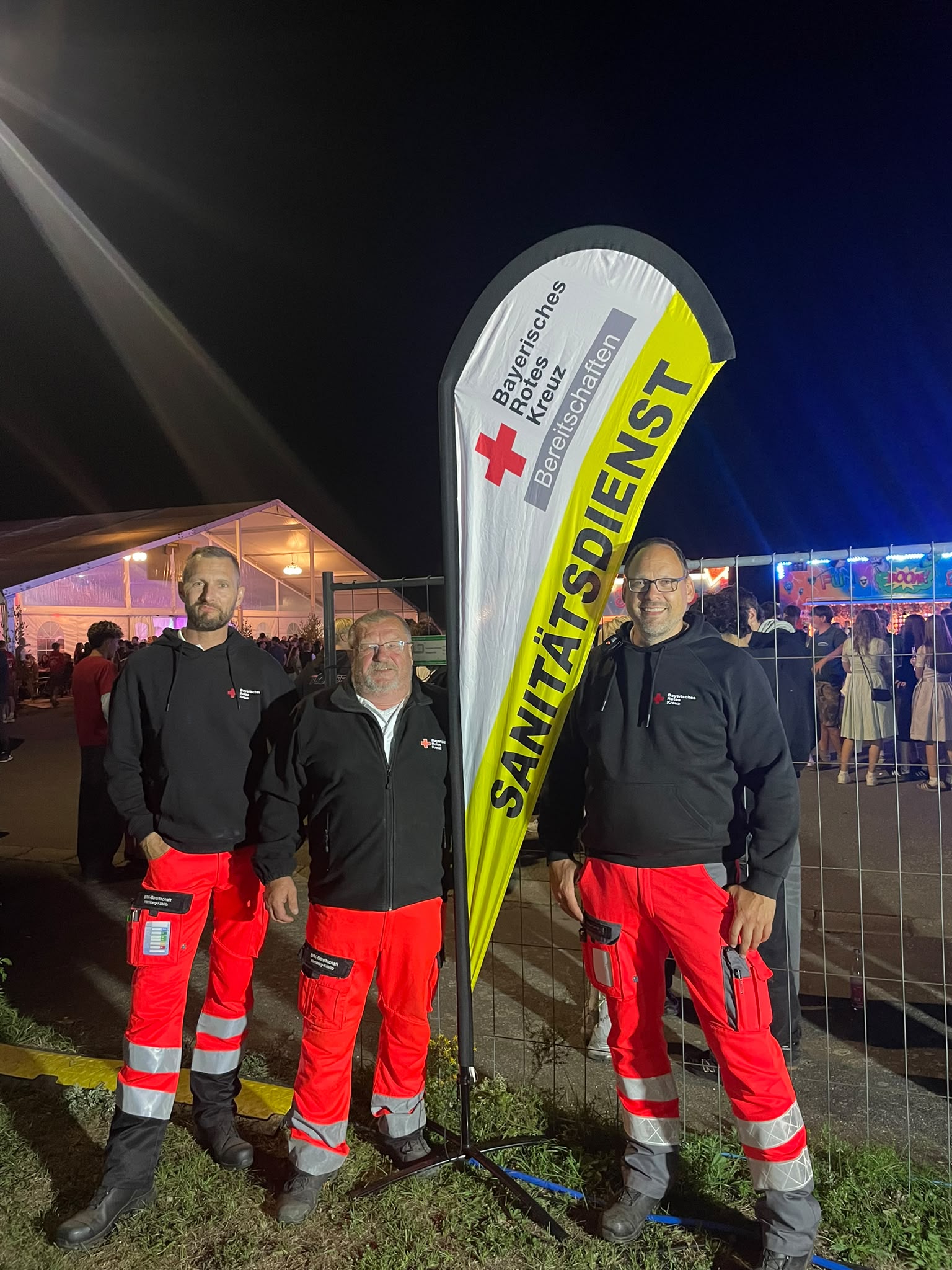 Sanitätsdienst bei der Wernberger Kirwa